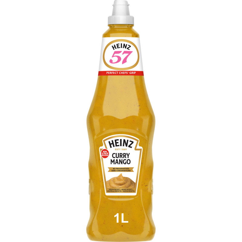 Heinz Curry Mango Sauce 1000ml für Großküchen
